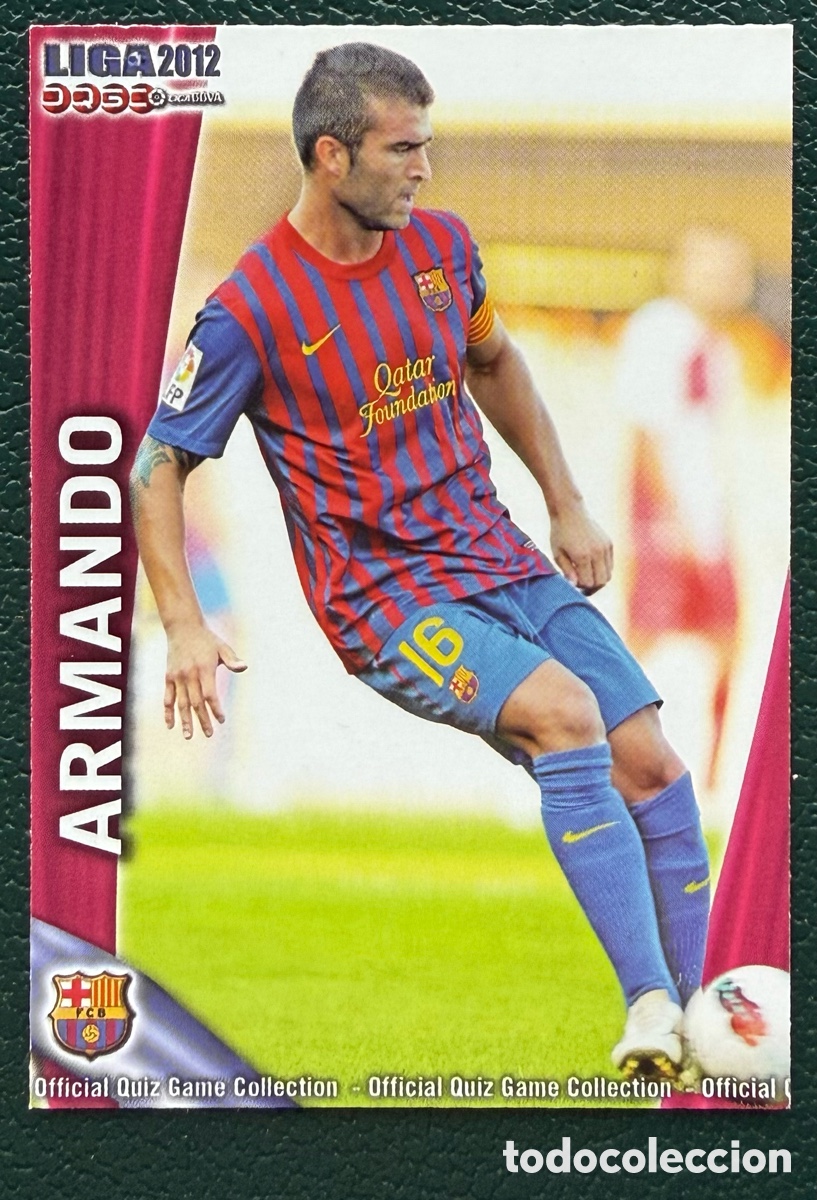 Cromos de F&uacute;tbol: 779 ARMANDO FC BARCELONA B FICHAS ALBUM MUNDICROMO 2011 2012 11 12