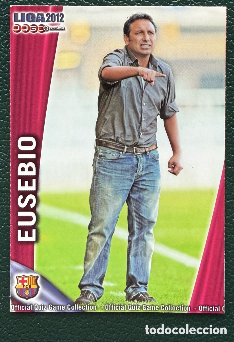 Cromos de F&uacute;tbol: 777 EUSEBIO FC BARCELONA B FICHAS ALBUM MUNDICROMO 2011 2012 11 12