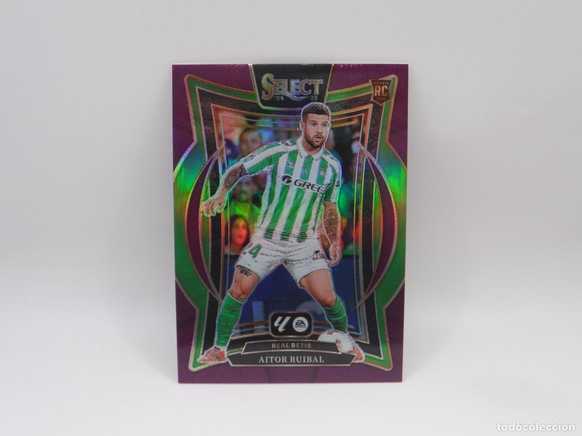 Cromos de Futebol: 37 AITOR RUIBAL NUMERADA /99 PURPLE BETIS PANINI SELECT 2024-25 PRIZM ROOKIE