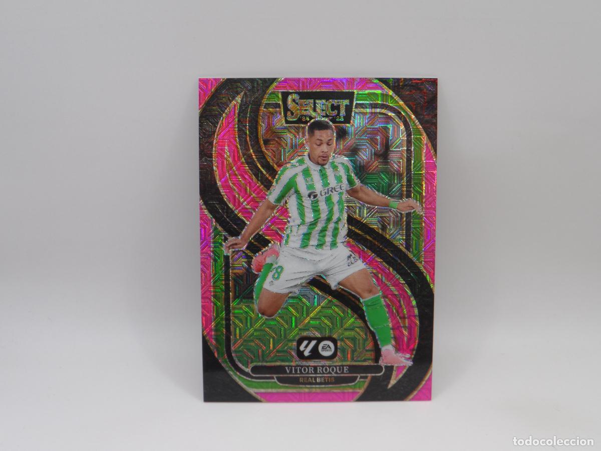 Cromos de Futebol: 131 VITOR ROQUE NUMERADA /179 PINK MOJO BETIS PANINI SELECT LIGA 2024 2025 24 25