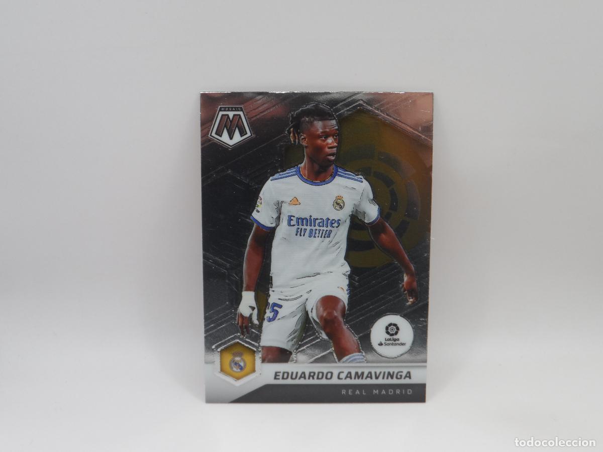 Cromos de F&uacute;tbol: 89 EDUARDO CAMAVINGA REAL MADRID PANINI MOSAIC LIGA 2021 2022 21 22