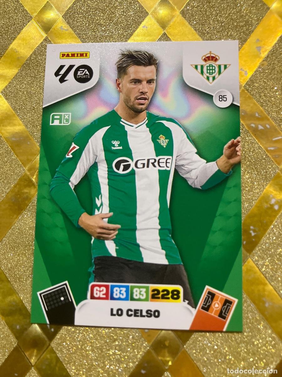 Cromos de F&uacute;tbol: CROMO DE FUTBOL NUMERO 85 LO CELSO BETIS ADRENALYN XL 2025 2026 PANINI !