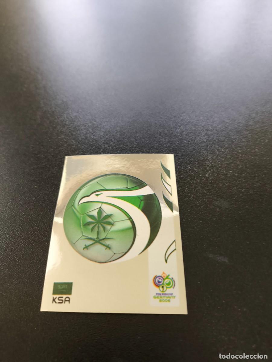 Cromos de F&uacute;tbol: 587 ESCUDO EMBLEMA ARABIA SAUDI SIN PEGAR PANINI FIFA WORLD CUP MUNDIAL ALEMANIA 2006
