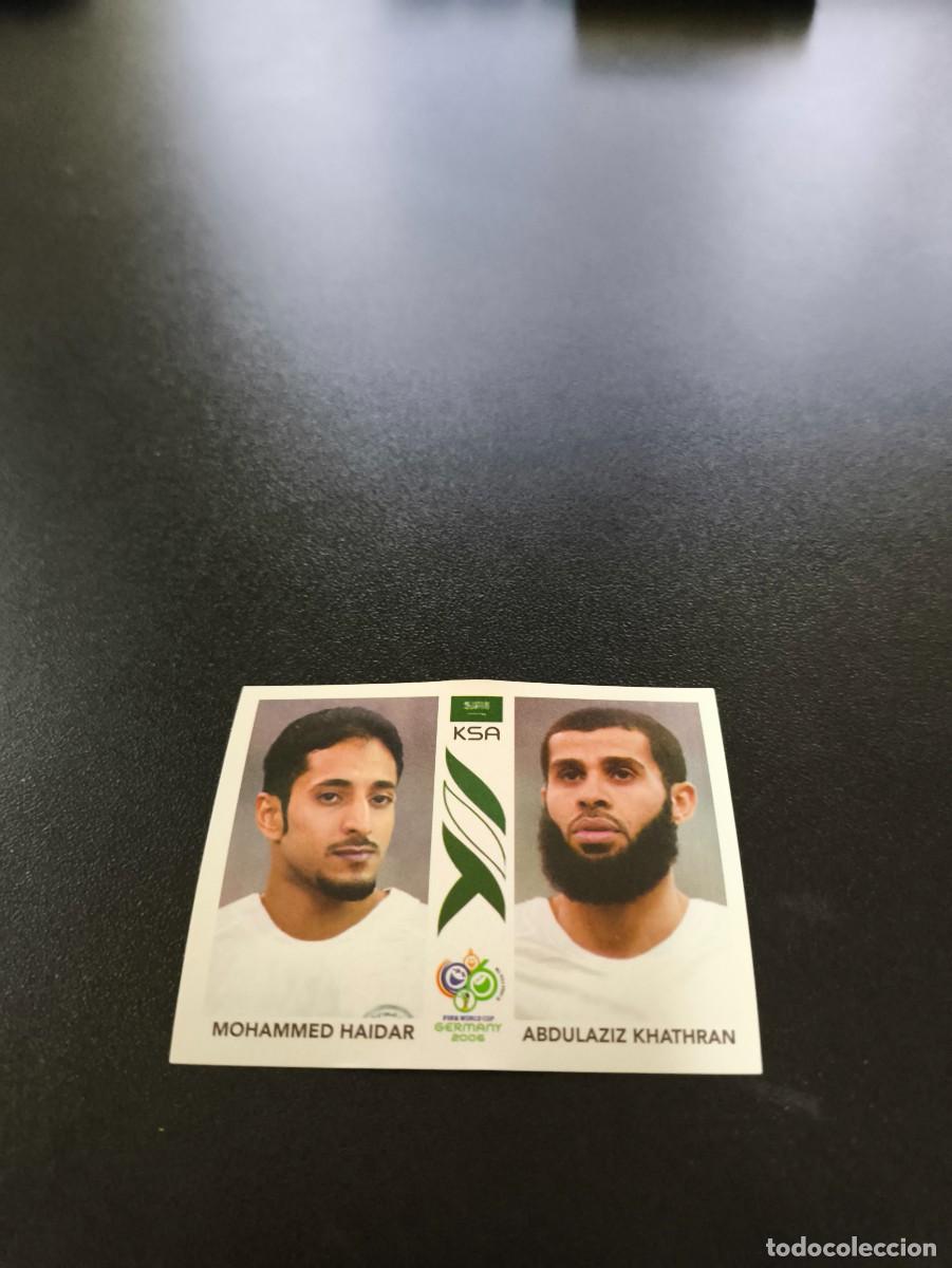 Cromos de F&uacute;tbol: 594 Haidar/Khathran ARABIA SAUDI SIN PEGAR PANINI FIFA WORLD CUP MUNDIAL ALEMANIA 2006