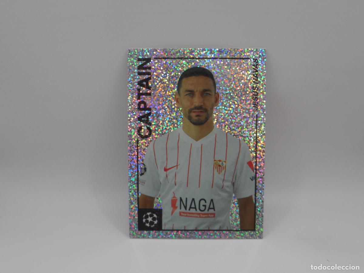 Cromos de F&uacute;tbol: 114 JESUS NAVAS CAPTAIN SEVILLA TOPPS MERLIN CHAMPIONS LEAGUE HERITAGE 97 2021 2022 21 22