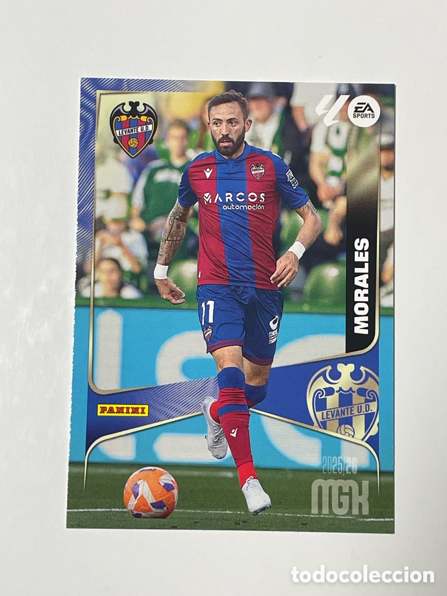 Cromos de F&uacute;tbol: Jos&eacute; Luis Morales Levante Panini Megacracks 2025/26 #216