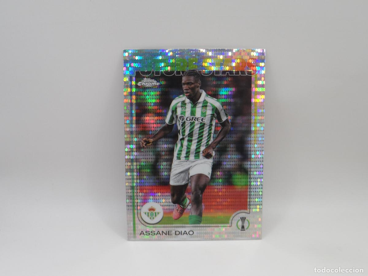 Cromos de F&uacute;tbol: 188 ASSANE DIAO FUTURE STARS BETIS PARALELA PRISMA TOPPS FLAGSHIP COMPETITIONS 2024 2025 24 25