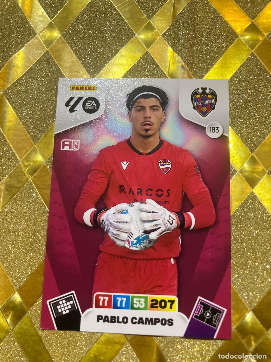 Cromos de F&uacute;tbol: CROMO DE FUTBOL NUMERO 183 PABLO CAMPOS LEVANTE ADRENALYN XL 2025 2026 PANINI !