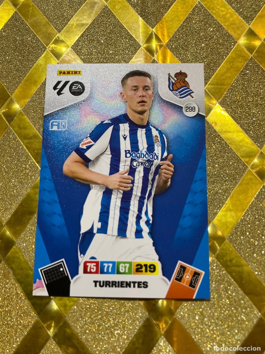 Cromos de F&uacute;tbol: CROMO DE FUTBOL NUMERO 298 TURRIENTES DE LA REAL SOCIEDAD ADRENALYN XL 2025 2026 PANINI !