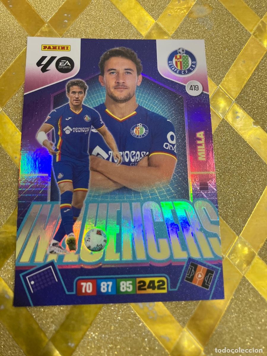 Cromos de F&uacute;tbol: CROMO DE FUTBOL NUMERO 419 MILLA GETAFE INFLUENCER ADRENALYN XL 2025 2026 PANINI !