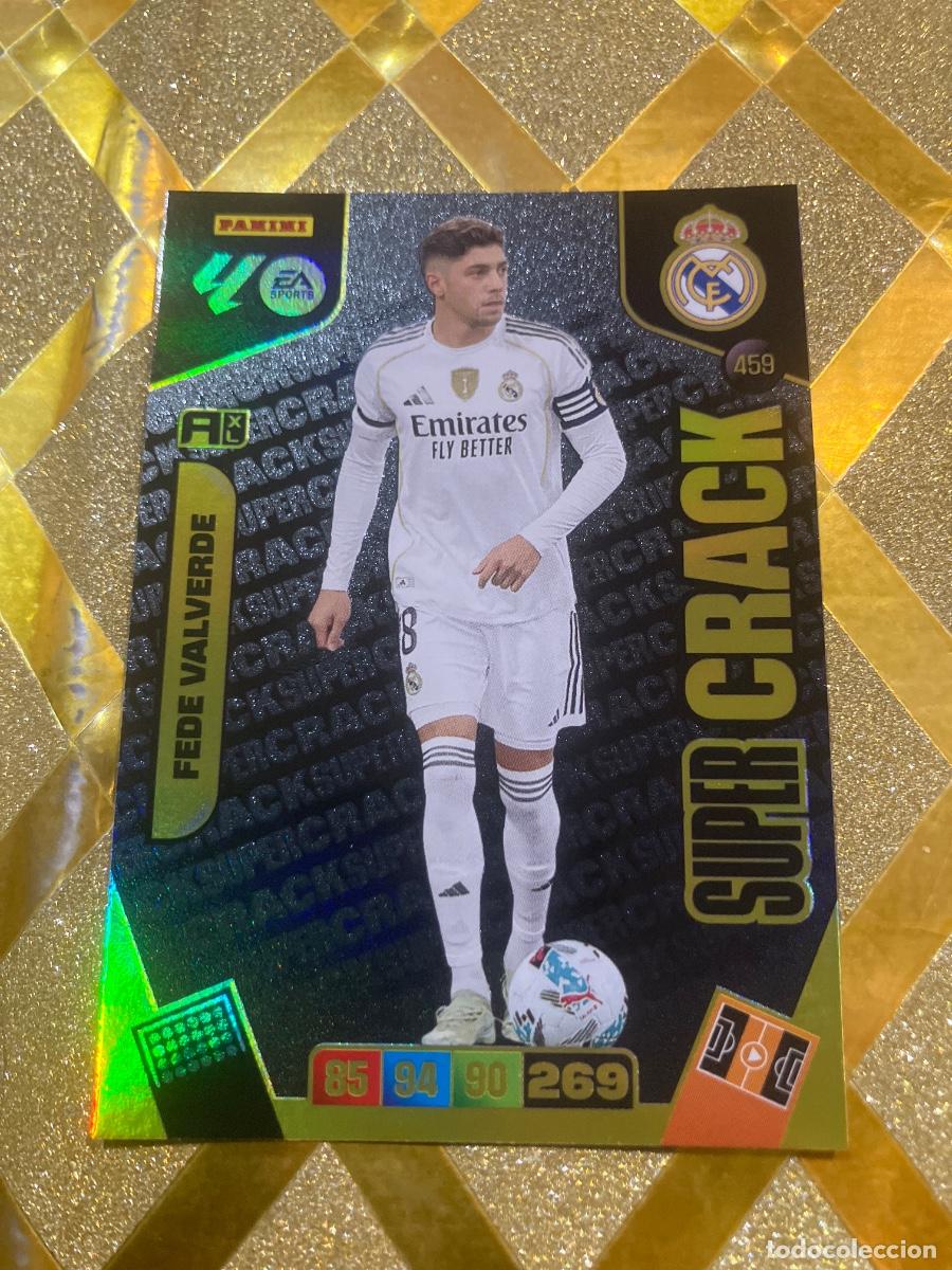 Cromos de F&uacute;tbol: CROMO DE FUTBOL NUMERO 459 FEDE VALVERDE REAL MADRID SUPER CRACK ADRENALYN XL 2025 2026 PANINI !