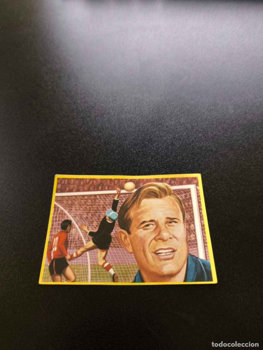 Cromos de F&uacute;tbol: 33 Yachine, &ldquo;La ara&ntilde;a negra&rdquo; SIN PEGAR DANONE FUTBOL EN ACCION MUNDIAL 1982 82 NO PANINI