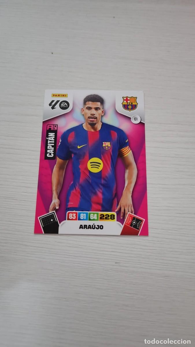 Cromos de F&uacute;tbol: 61 ARA&Uacute;JO FC BARCELONA | ADRENALYN XL LALIGA 2025-26