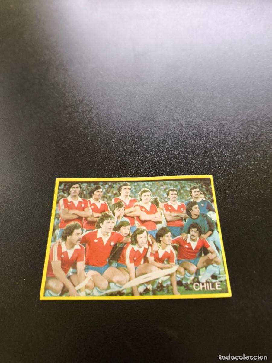 Cromos de F&uacute;tbol: 46 Chile SIN PEGAR DANONE FUTBOL EN ACCION MUNDIAL 1982 82 NO PANINI
