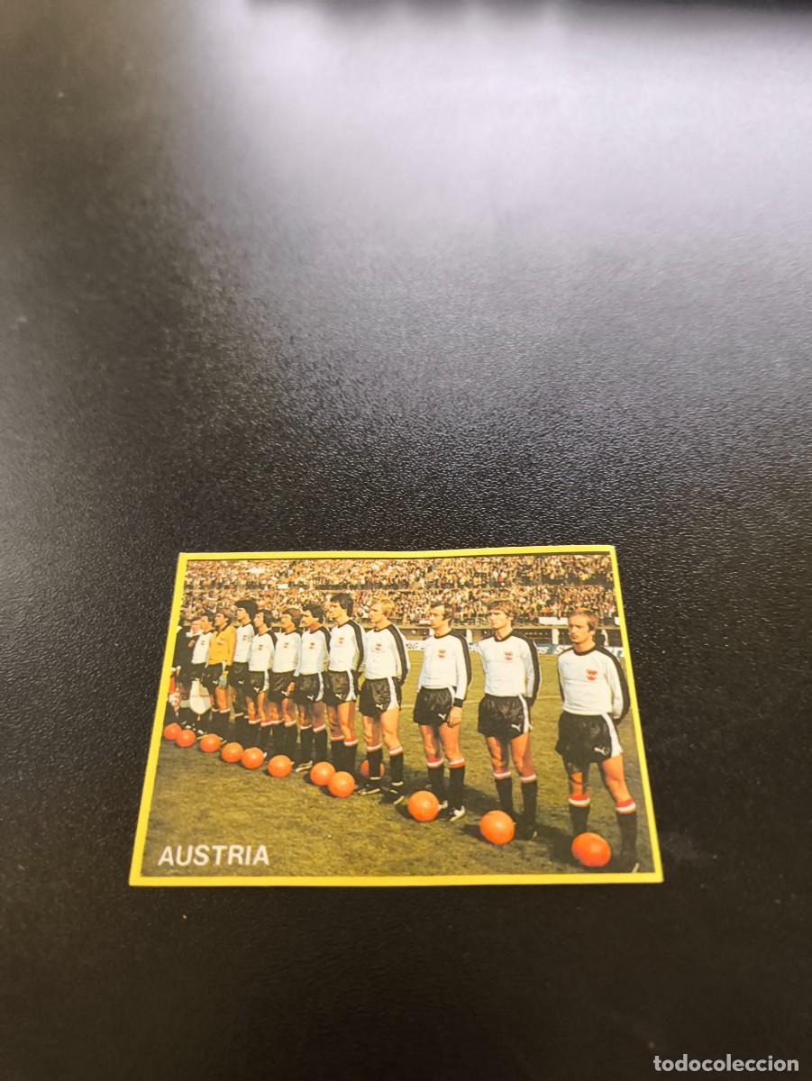 Cromos de F&uacute;tbol: 51 austria SIN PEGAR DANONE FUTBOL EN ACCION MUNDIAL 1982 82 NO PANINI