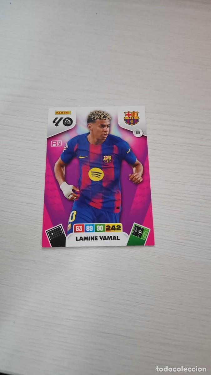 Cromos de F&uacute;tbol: 69 LAMINE YAMAL FC BARCELONA | ADRENALYN XL LALIGA 2025-26