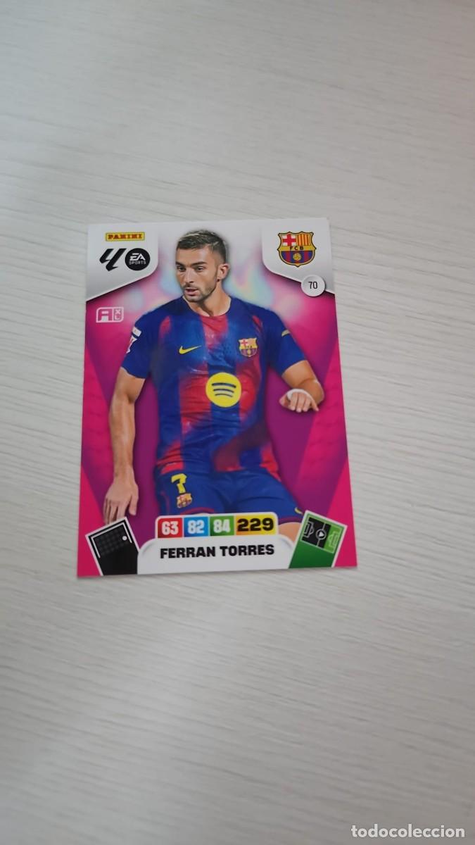 Cromos de F&uacute;tbol: 70 FERRAN TORRES FC BARCELONA | ADRENALYN XL LALIGA 2025-26