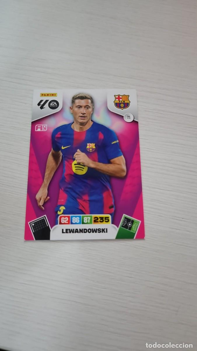 Cromos de F&uacute;tbol: 71 LEWANDOWSKI FC BARCELONA | ADRENALYN XL LALIGA 2025-26