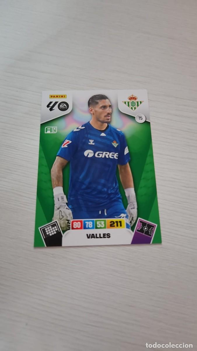 Cromos de F&uacute;tbol: 75 VALLES REAL BETIS | ADRENALYN XL LALIGA 2025-26