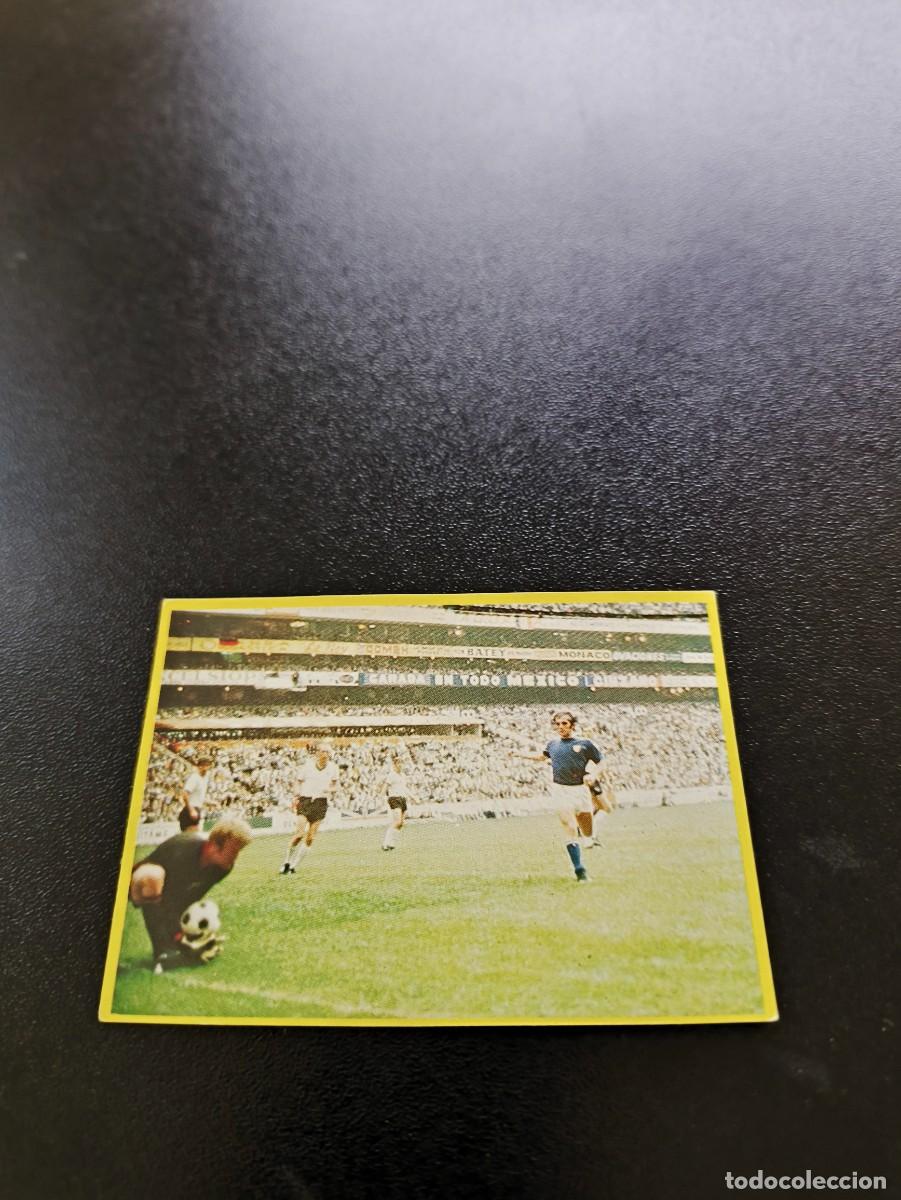 Cromos de F&uacute;tbol: 77 Semifinal Italia-Alemania SIN PEGAR DANONE FUTBOL EN ACCION MUNDIAL 1982 82 NO PANINI