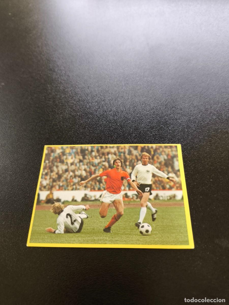 Cromos de F&uacute;tbol: 81 Johan Cruyff HOLANDA NETHERLANDS SIN PEGAR DANONE FUTBOL EN ACCION MUNDIAL 1982 82 NO PANINI