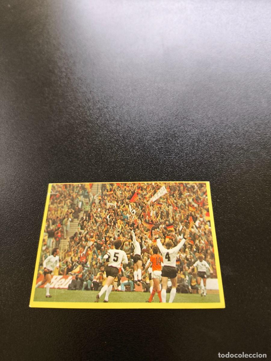 Cromos de F&uacute;tbol: 82 Final de 1974 SIN PEGAR DANONE FUTBOL EN ACCION MUNDIAL 1982 82 NO PANINI