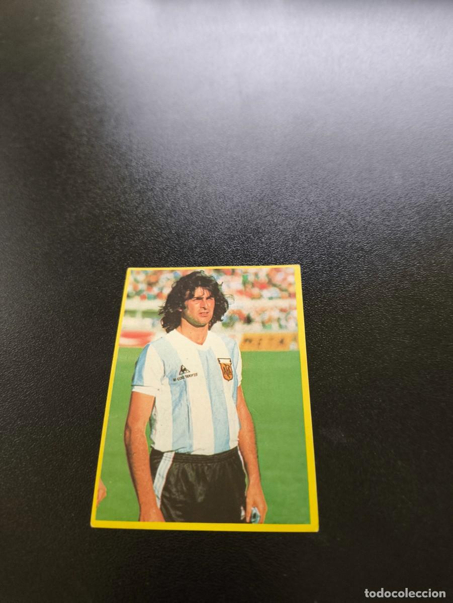 Cromos de F&uacute;tbol: 87 Mario Alberto Kempes ARGENTINA SIN PEGAR DANONE FUTBOL EN ACCION MUNDIAL 1982 82 NO PANINI