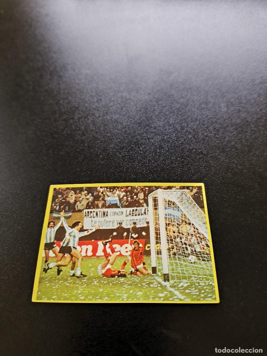 Cromos de F&uacute;tbol: 89 Final de 1978 SIN PEGAR DANONE FUTBOL EN ACCION MUNDIAL 1982 82 NO PANINI
