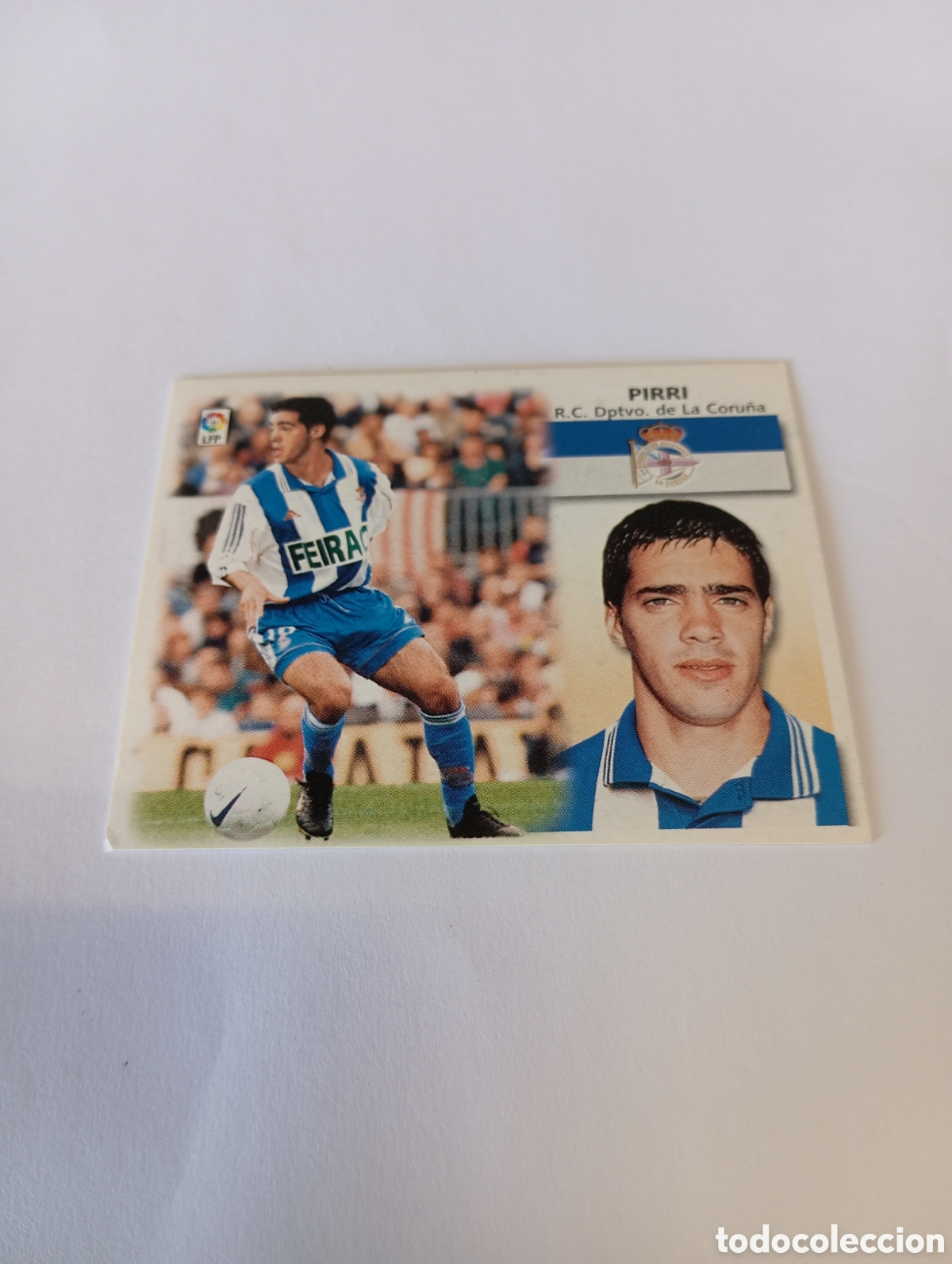 Cromos de F&uacute;tbol: PIRRI COLOCA Deportivo LIGA ESTE 1999 2000 PANINI 99 00 NUEVO SIN PEGAR