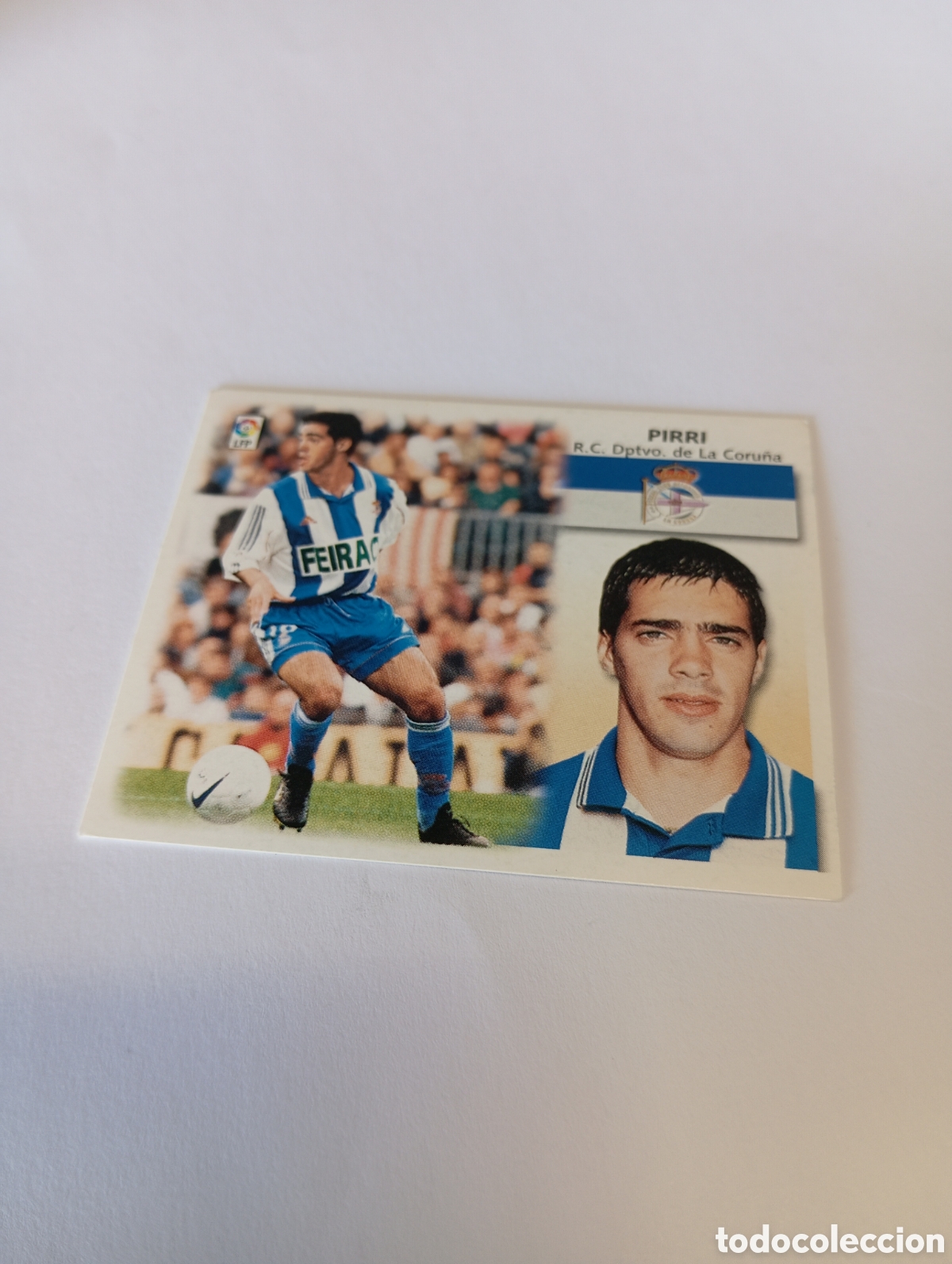 Cromos de F&uacute;tbol: PIRRI COLOCA Deportivo LIGA ESTE 1999 2000 PANINI 99 00 NUEVO SIN PEGAR