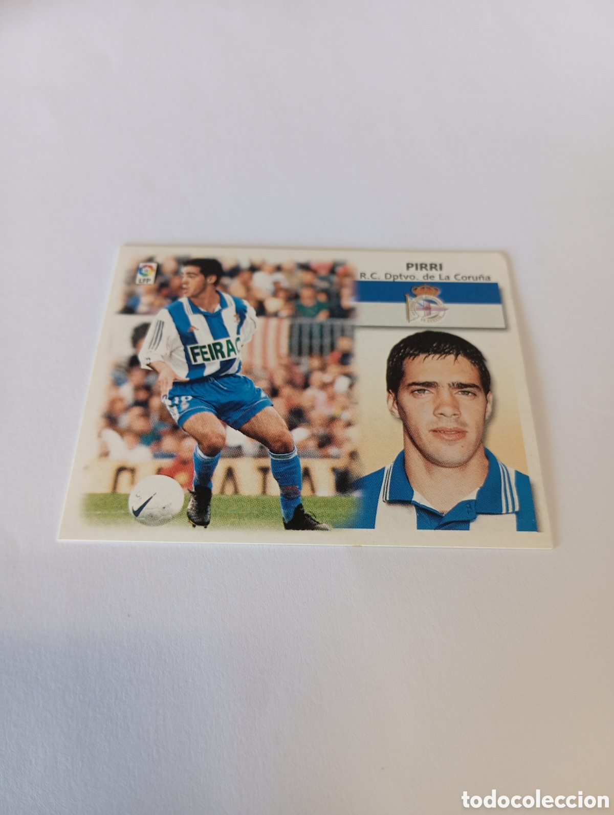 Cromos de F&uacute;tbol: PIRRI COLOCA Deportivo LIGA ESTE 1999 2000 PANINI 99 00 NUEVO SIN PEGAR