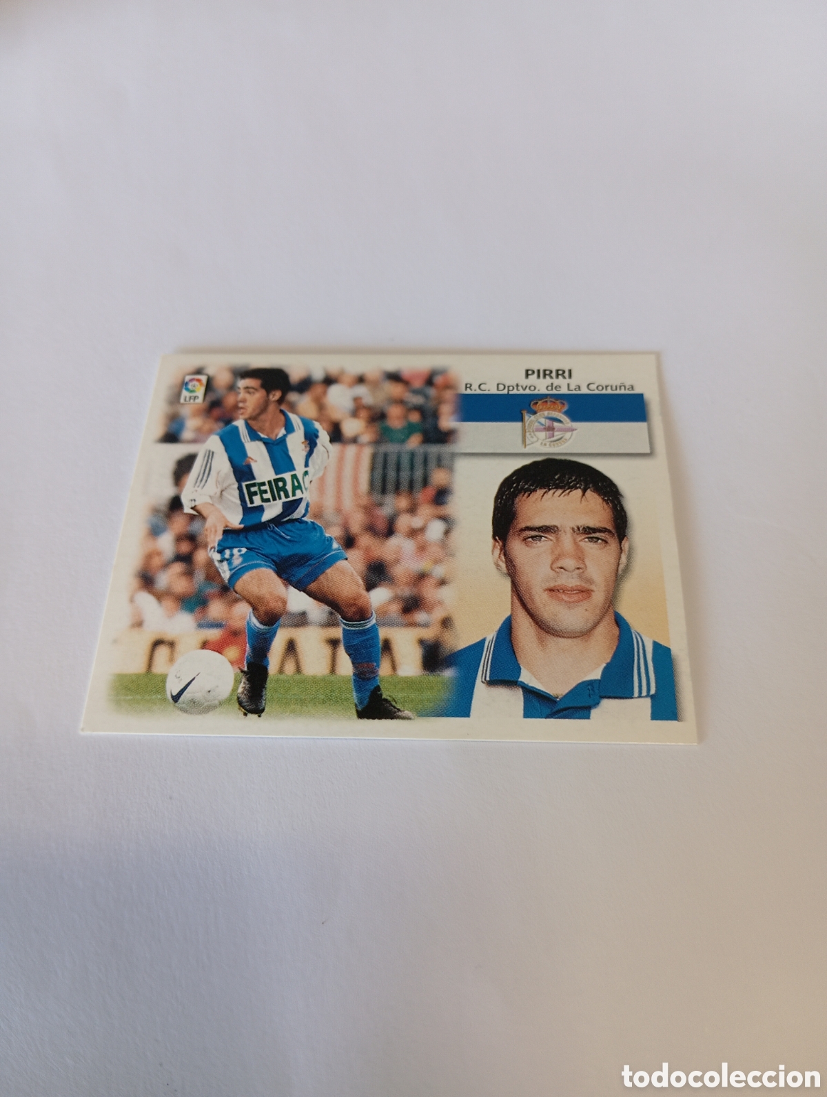 Cromos de F&uacute;tbol: PIRRI COLOCA Deportivo LIGA ESTE 1999 2000 PANINI 99 00 NUEVO SIN PEGAR