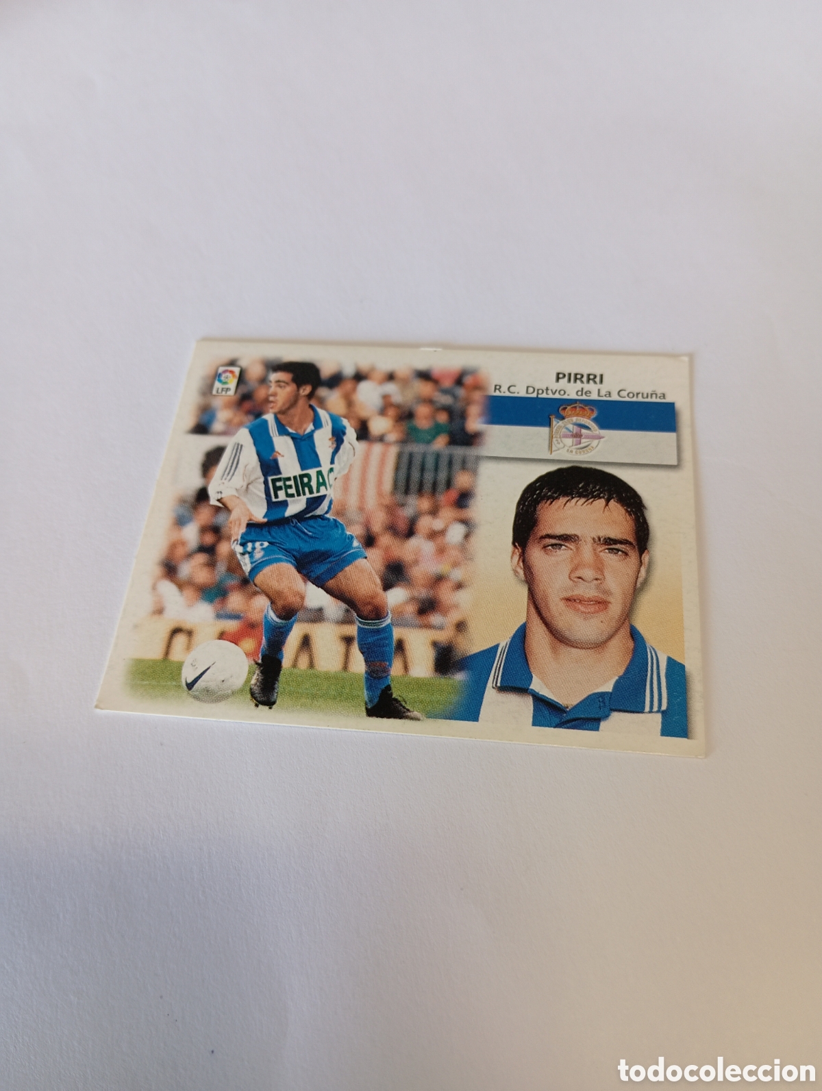 Cromos de F&uacute;tbol: PIRRI COLOCA Deportivo LIGA ESTE 1999 2000 PANINI 99 00 NUEVO SIN PEGAR