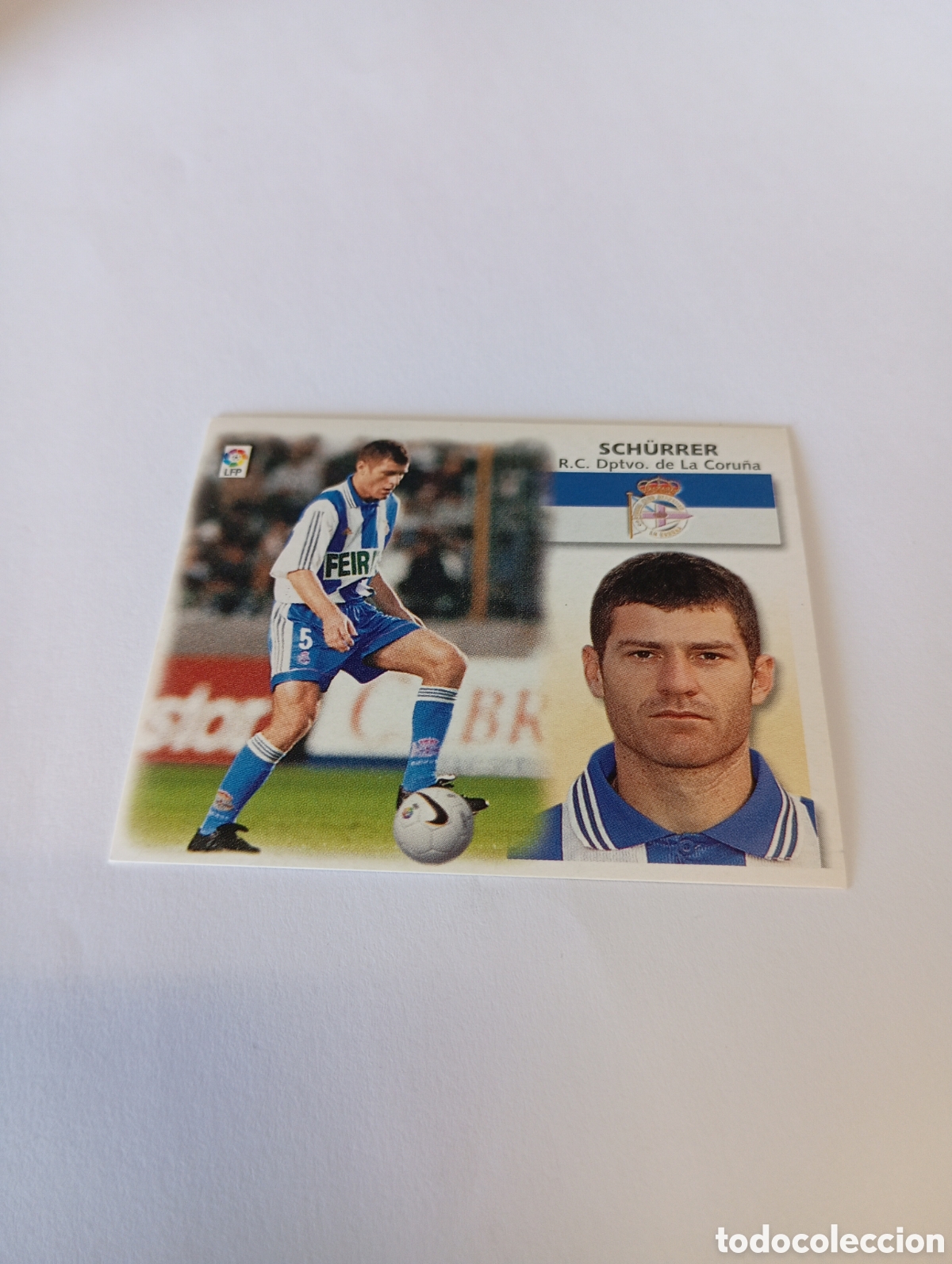 Cromos de F&uacute;tbol: SCHURRER Deportivo LIGA ESTE 1999 2000 PANINI 99 00 NUEVO SIN PEGAR