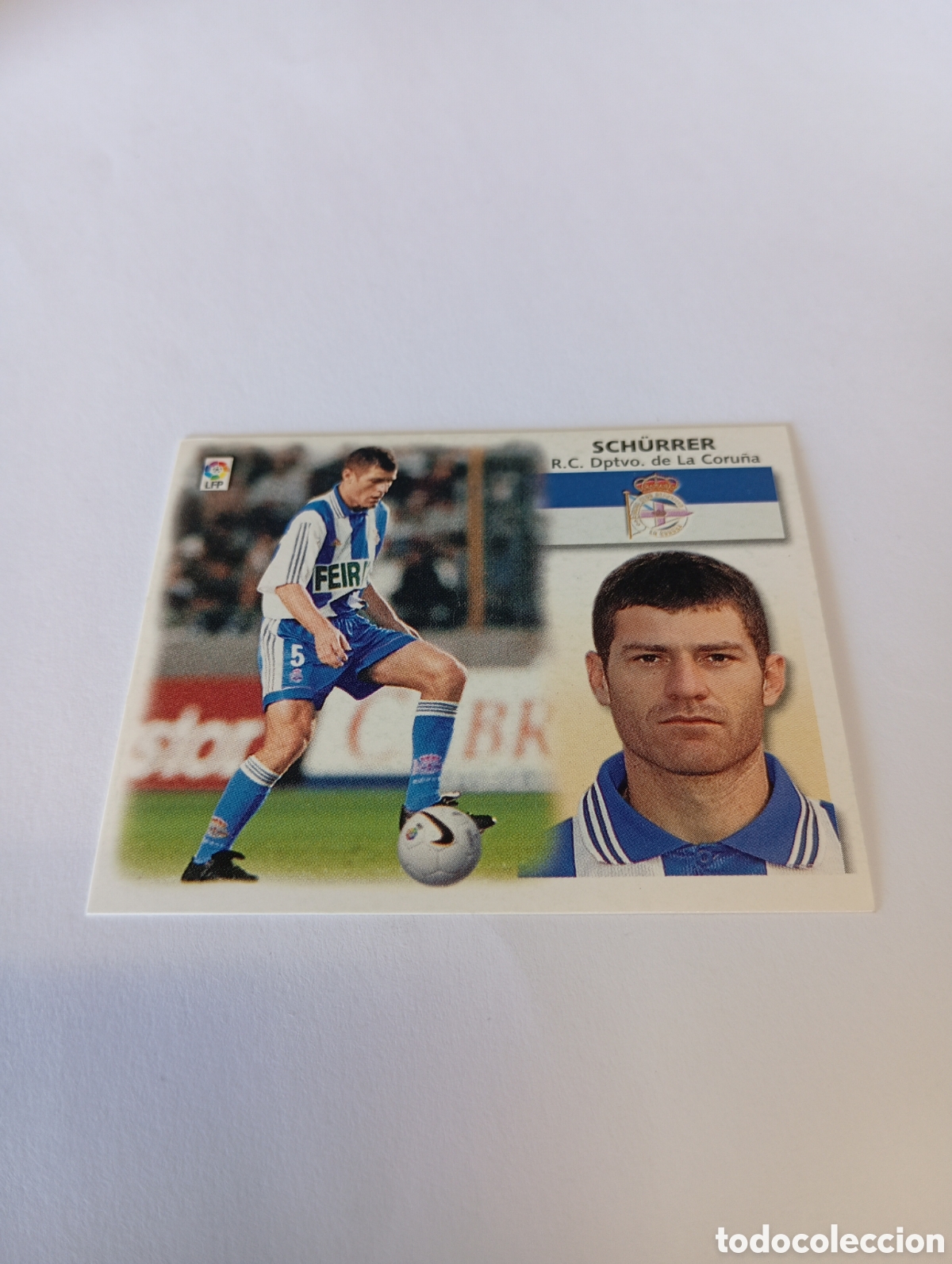 Cromos de F&uacute;tbol: SCHURRER Deportivo LIGA ESTE 1999 2000 PANINI 99 00 NUEVO SIN PEGAR
