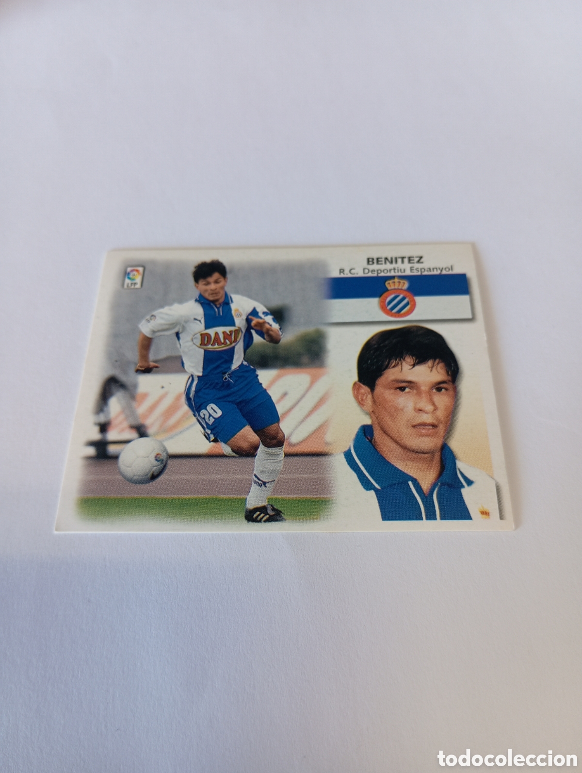 Cromos de F&uacute;tbol: BEN&Iacute;TEZ Espanyol Espa&ntilde;ol LIGA ESTE 1999 2000 PANINI 99 00 NUEVO SIN PEGAR
