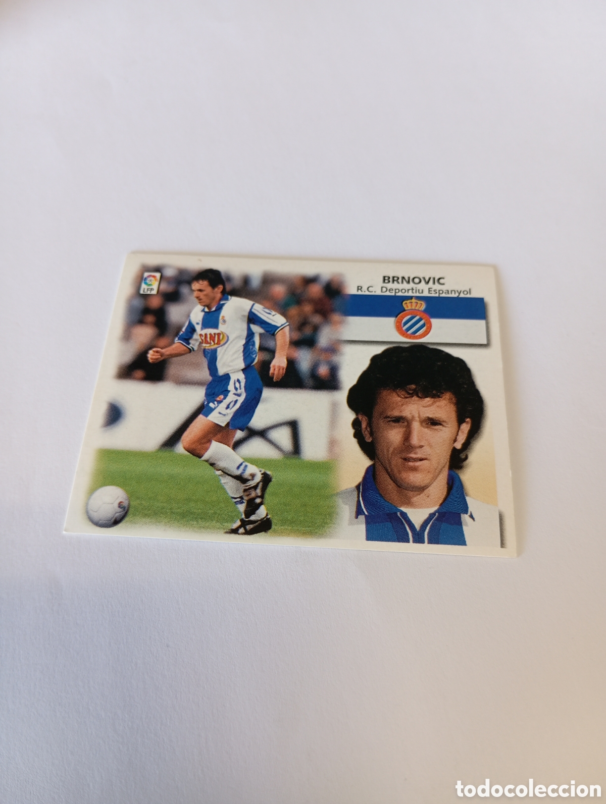 Cromos de F&uacute;tbol: BRNOVIC BAJA Espanyol Espa&ntilde;ol LIGA ESTE 1999 2000 PANINI 99 00 NUEVO SIN PEGAR