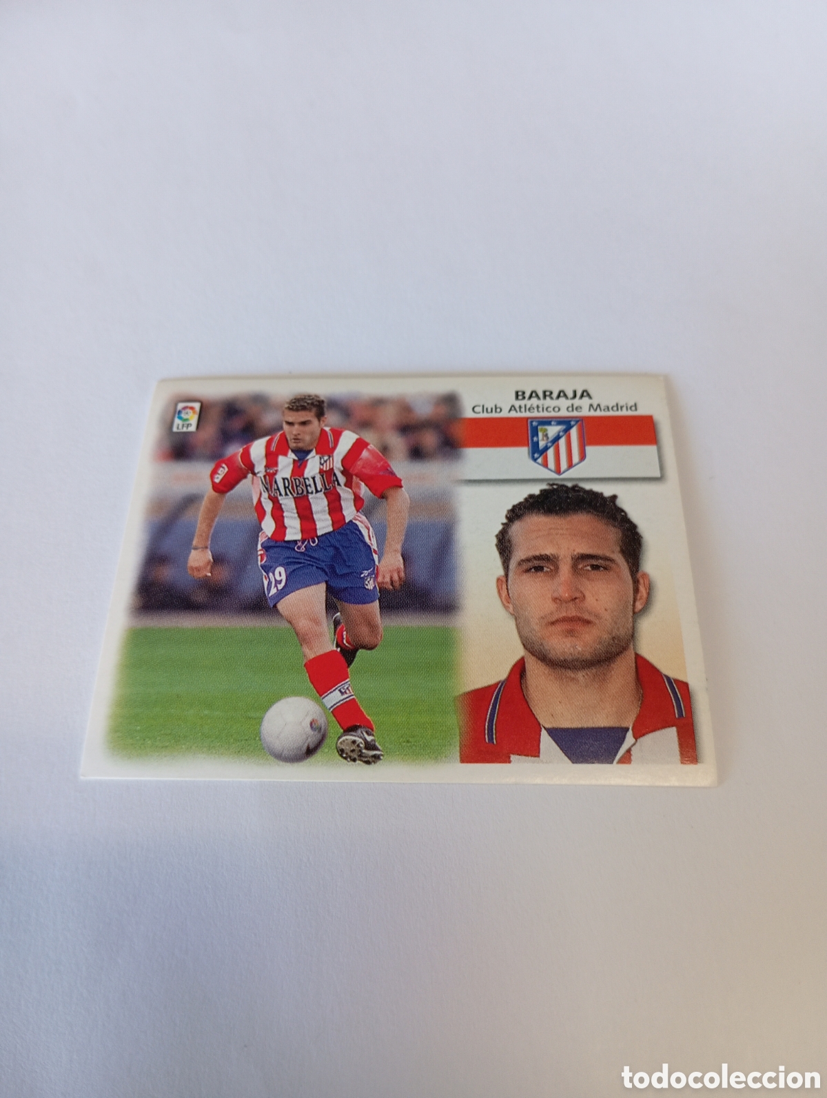 Cromos de F&uacute;tbol: BARAJA Atl&eacute;tico de Madrid LIGA ESTE 1999 2000 PANINI 99 00 NUEVO SIN PEGAR