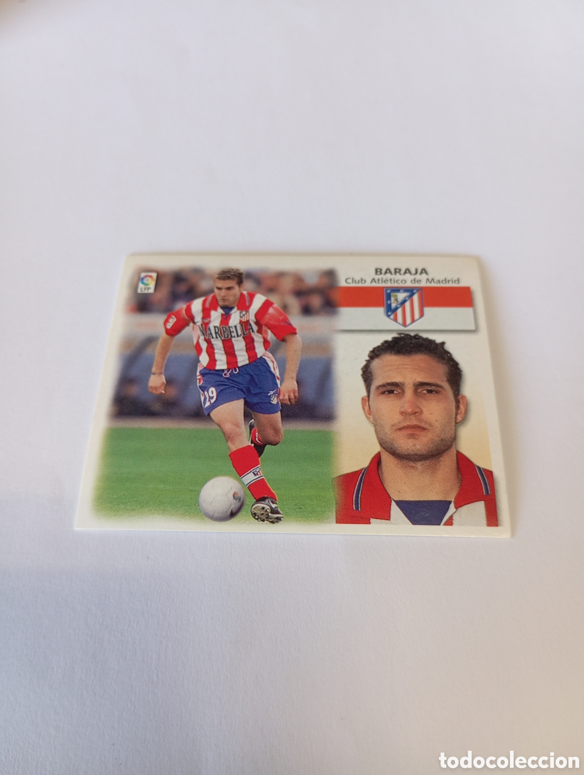 Cromos de F&uacute;tbol: BARAJA Atl&eacute;tico de Madrid LIGA ESTE 1999 2000 PANINI 99 00 NUEVO SIN PEGAR