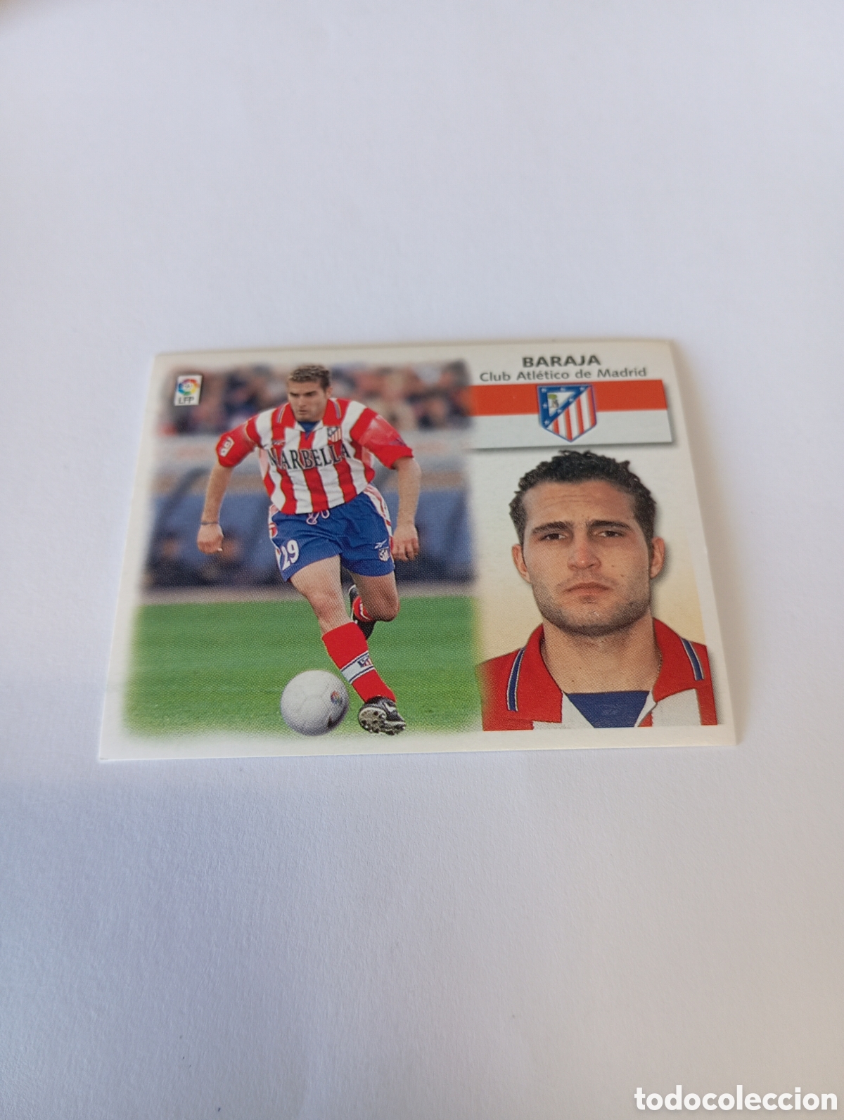 Cromos de F&uacute;tbol: BARAJA Atl&eacute;tico de Madrid LIGA ESTE 1999 2000 PANINI 99 00 NUEVO SIN PEGAR