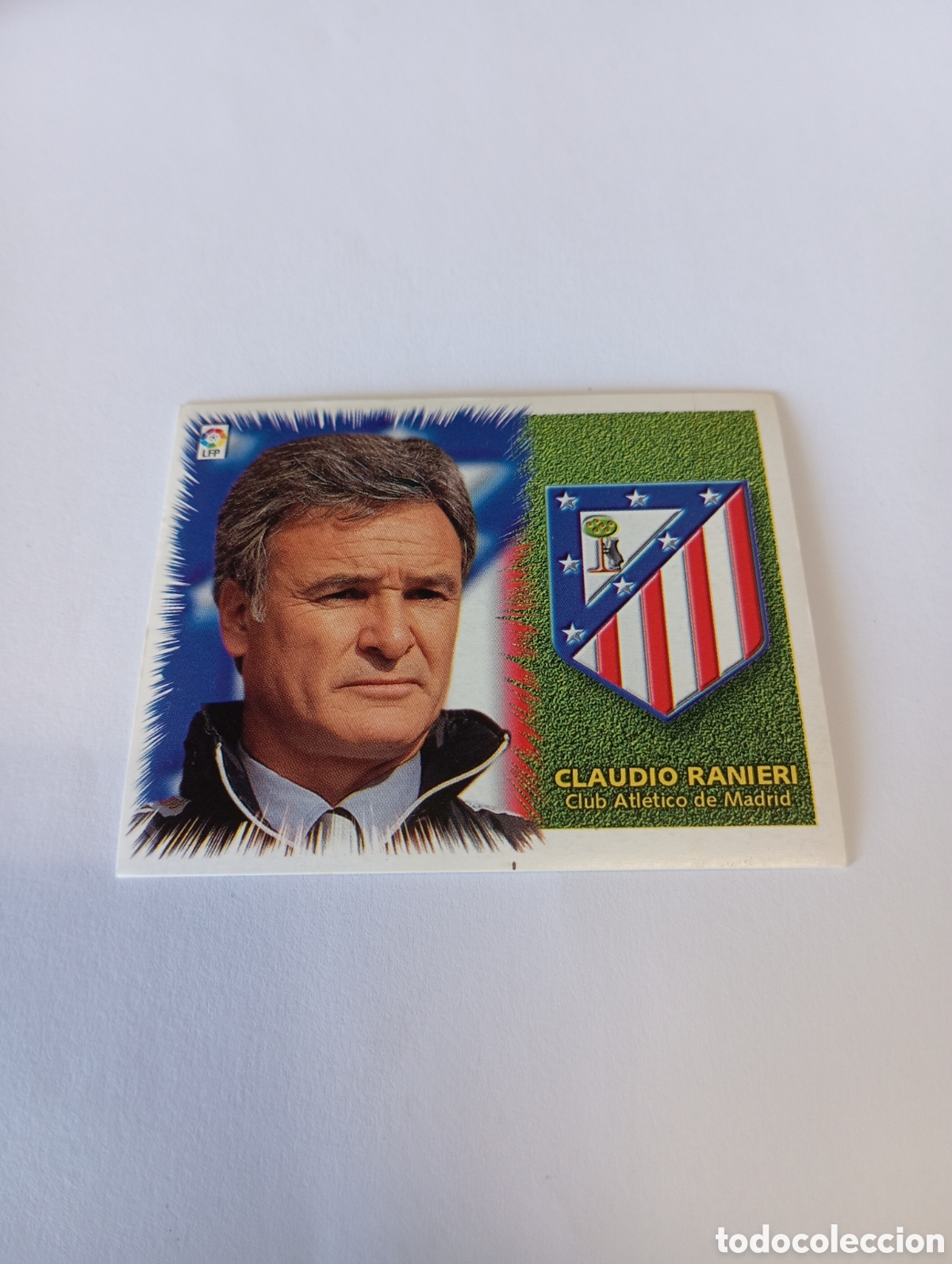 Cromos de F&uacute;tbol: ENTRENADOR Claudio Ranieri Atl&eacute;tico de Madrid LIGA ESTE 1999 2000 PANINI 99 00 NUEVO SIN PEGAR