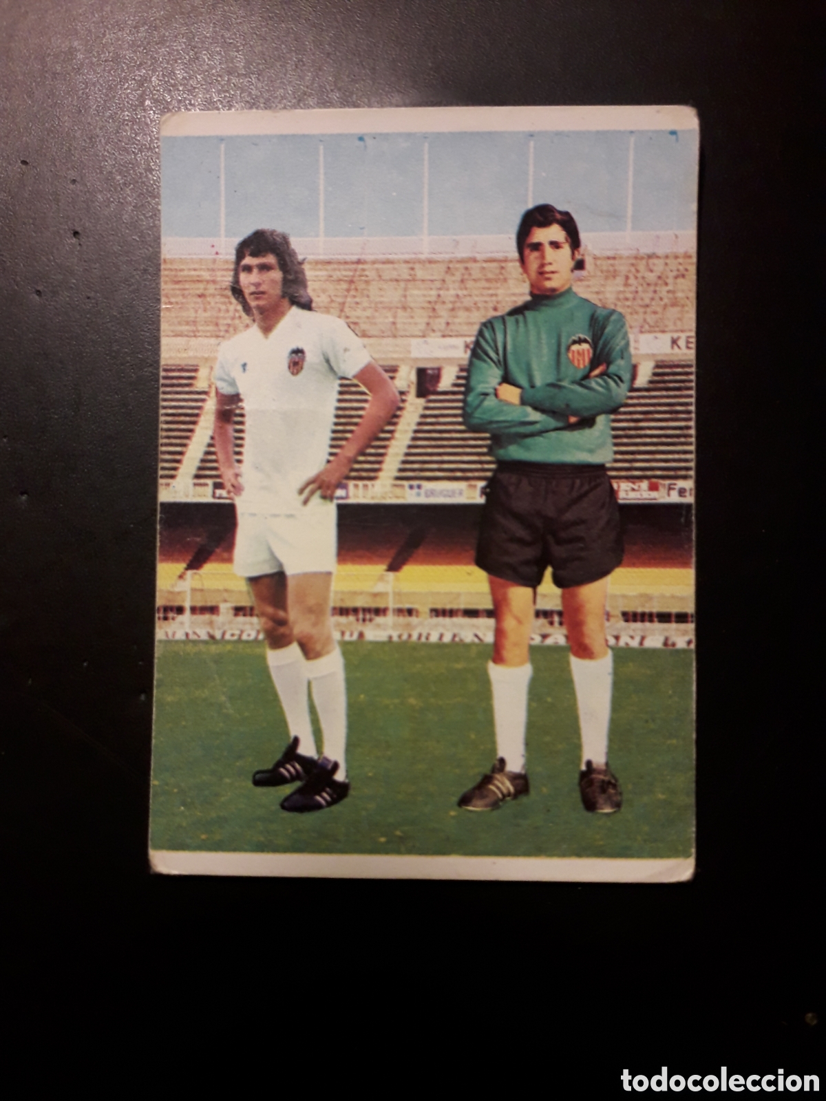 Cromos de F&uacute;tbol: COTA / JARA VALENCIA CF N&deg; 134 RUIZ ROMERO 1975 1976 75 76. SIN PEGAR. VER FOTOS FRONTAL Y TRASERA