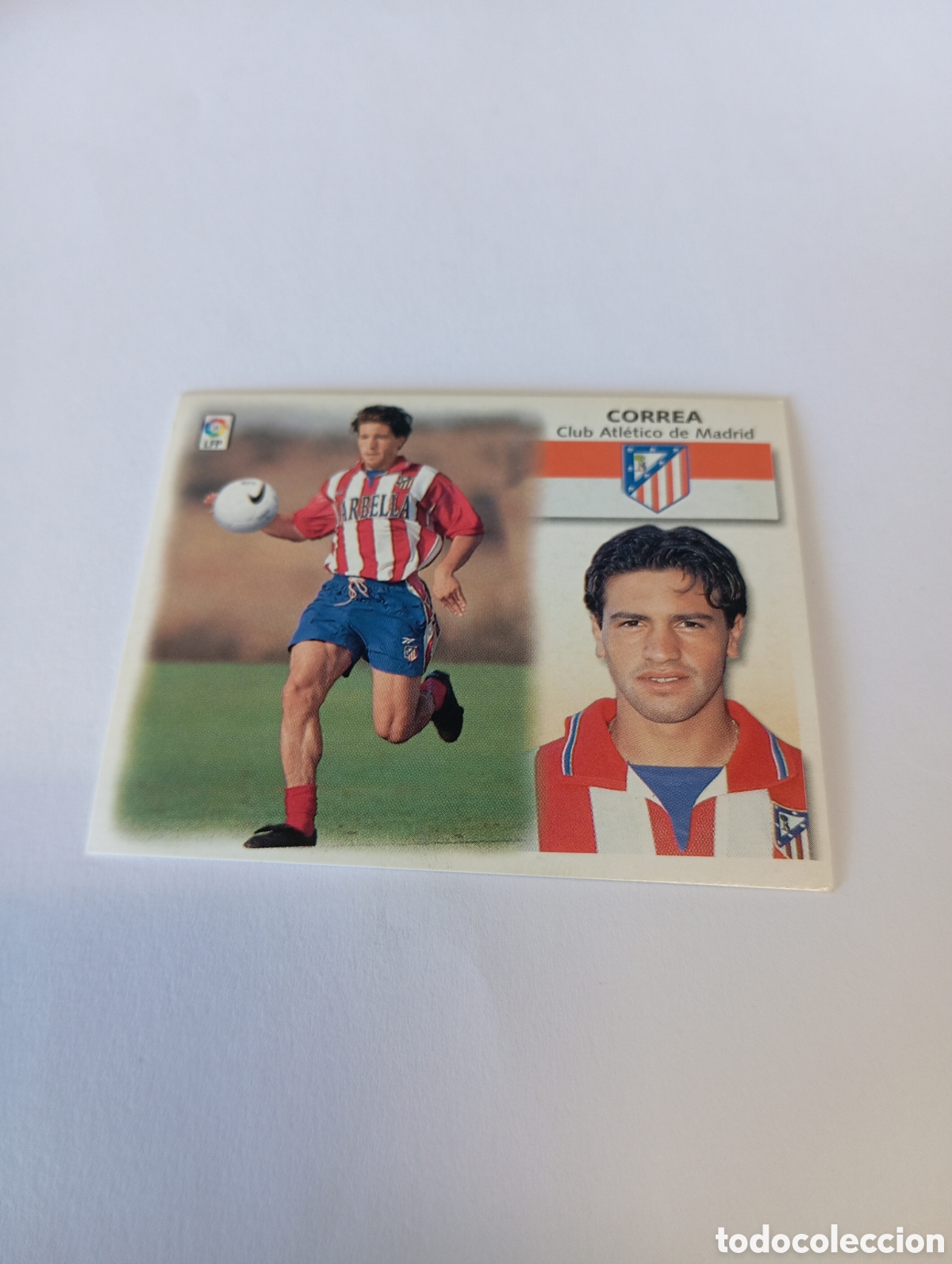 Cromos de F&uacute;tbol: CORREA Atl&eacute;tico de Madrid LIGA ESTE 1999 2000 PANINI 99 00 NUEVO SIN PEGAR