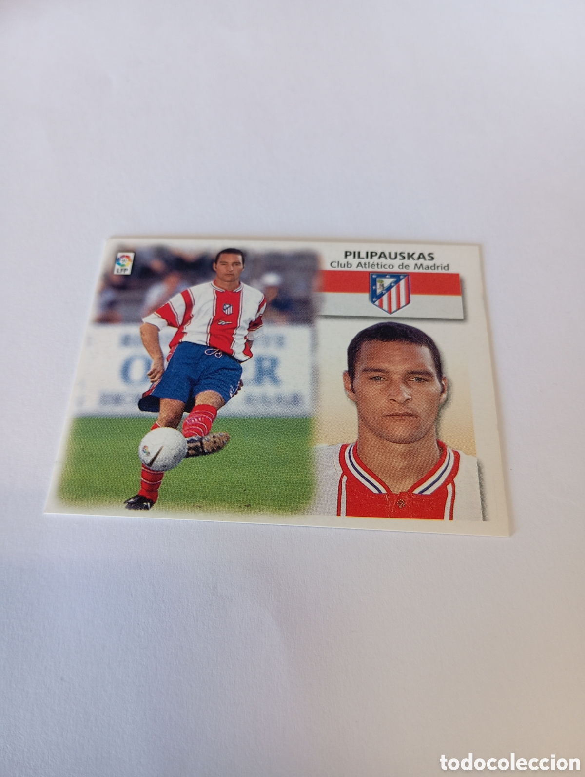 Cromos de F&uacute;tbol: PILIPAUSKAS Atl&eacute;tico de Madrid LIGA ESTE 1999 2000 PANINI 99 00 NUEVO SIN PEGAR