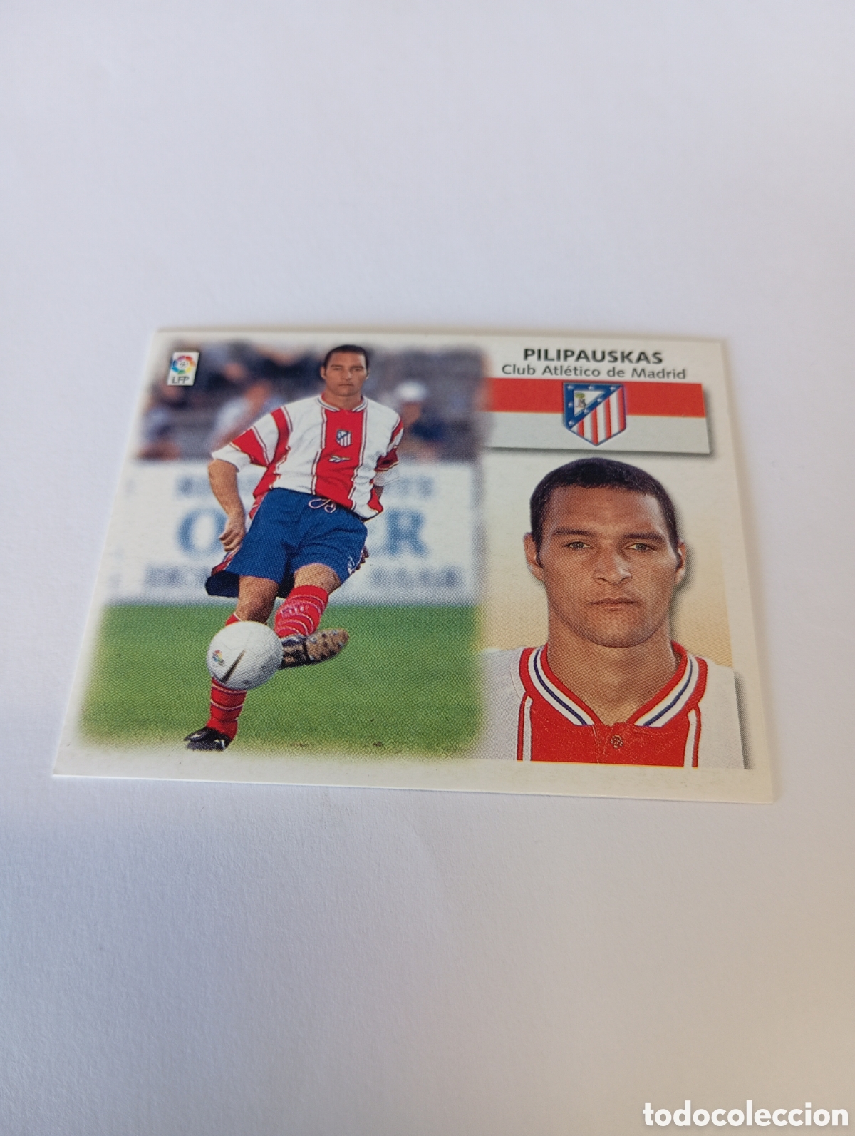 Cromos de F&uacute;tbol: PILIPAUSKAS Atl&eacute;tico de Madrid LIGA ESTE 1999 2000 PANINI 99 00 NUEVO SIN PEGAR
