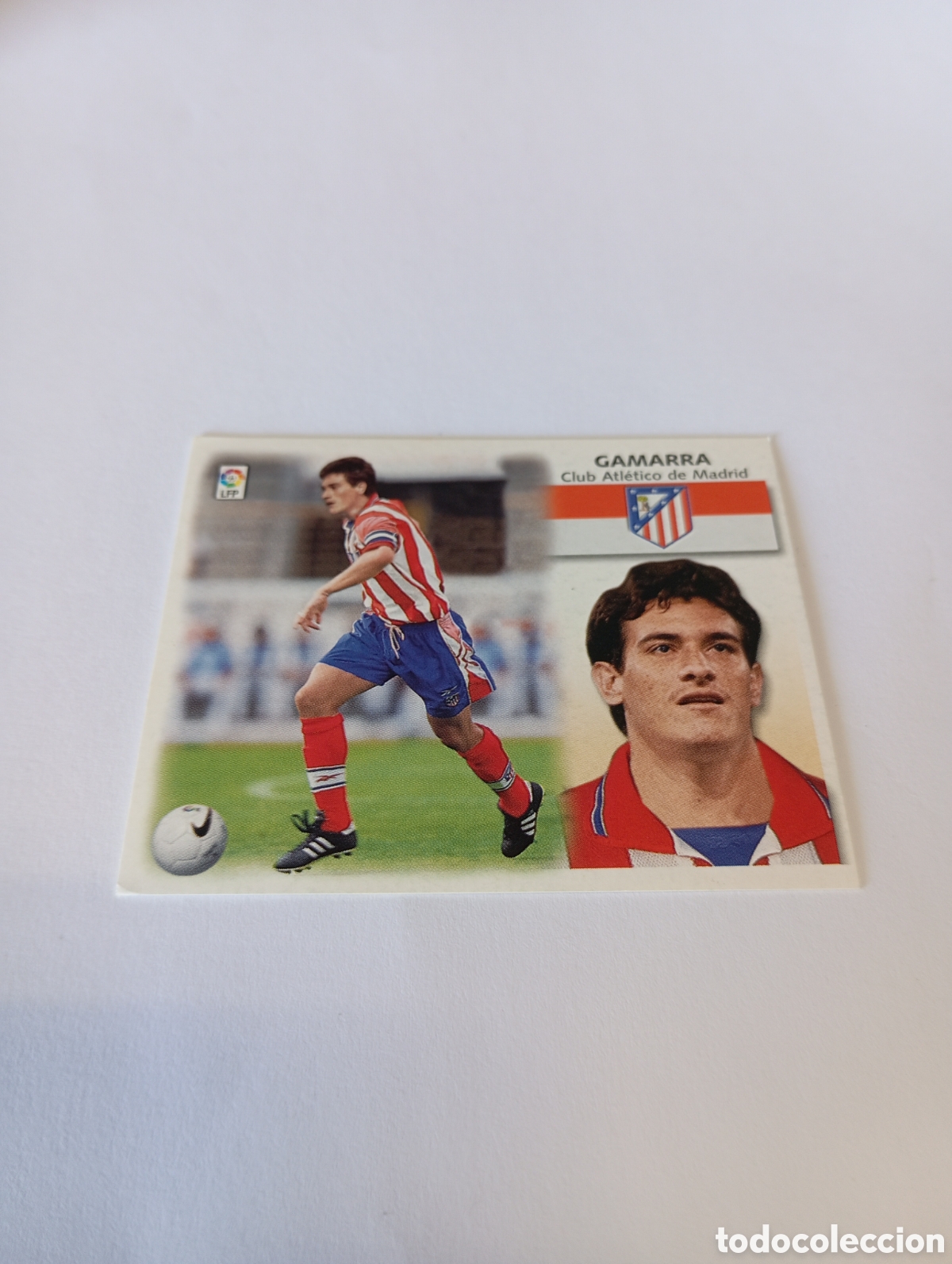 Cromos de F&uacute;tbol: GAMARRA Atl&eacute;tico de Madrid LIGA ESTE 1999 2000 PANINI 99 00 NUEVO SIN PEGAR