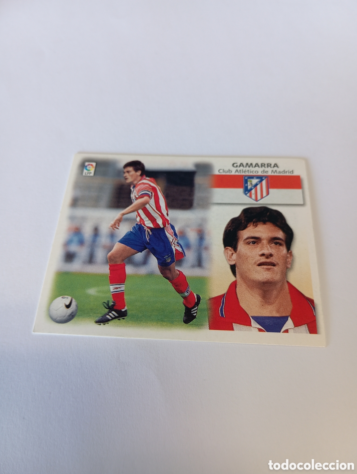 Cromos de F&uacute;tbol: GAMARRA Atl&eacute;tico de Madrid LIGA ESTE 1999 2000 PANINI 99 00 NUEVO SIN PEGAR