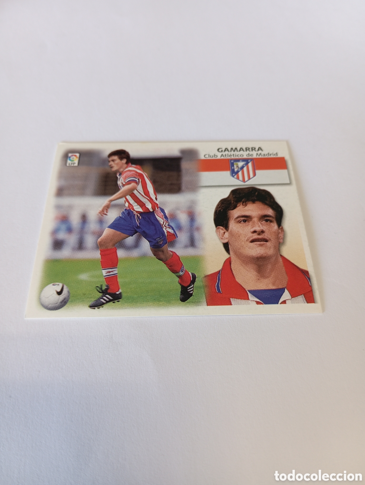 Cromos de F&uacute;tbol: GAMARRA Atl&eacute;tico de Madrid LIGA ESTE 1999 2000 PANINI 99 00 NUEVO SIN PEGAR