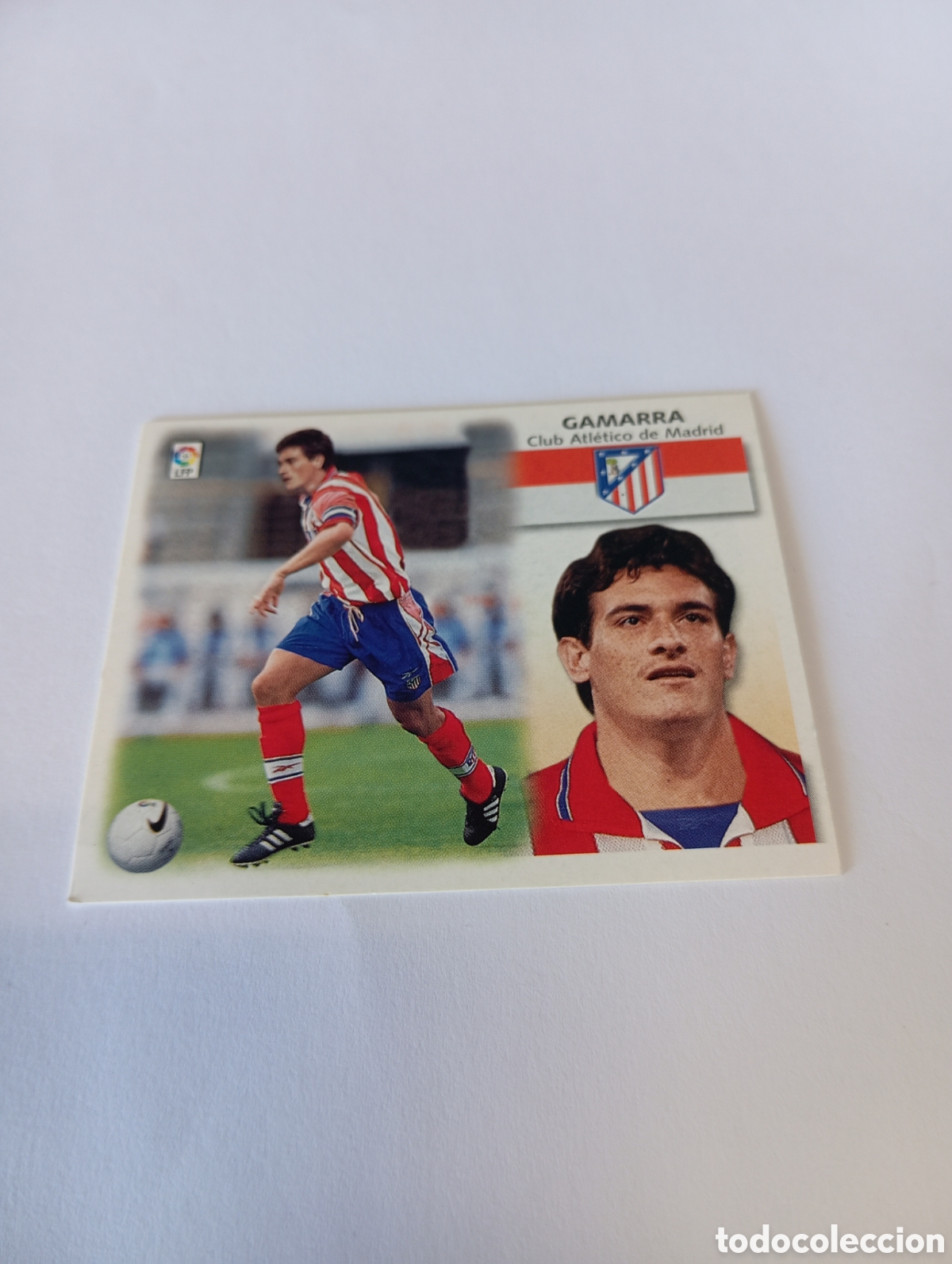 Cromos de F&uacute;tbol: GAMARRA Atl&eacute;tico de Madrid LIGA ESTE 1999 2000 PANINI 99 00 NUEVO SIN PEGAR