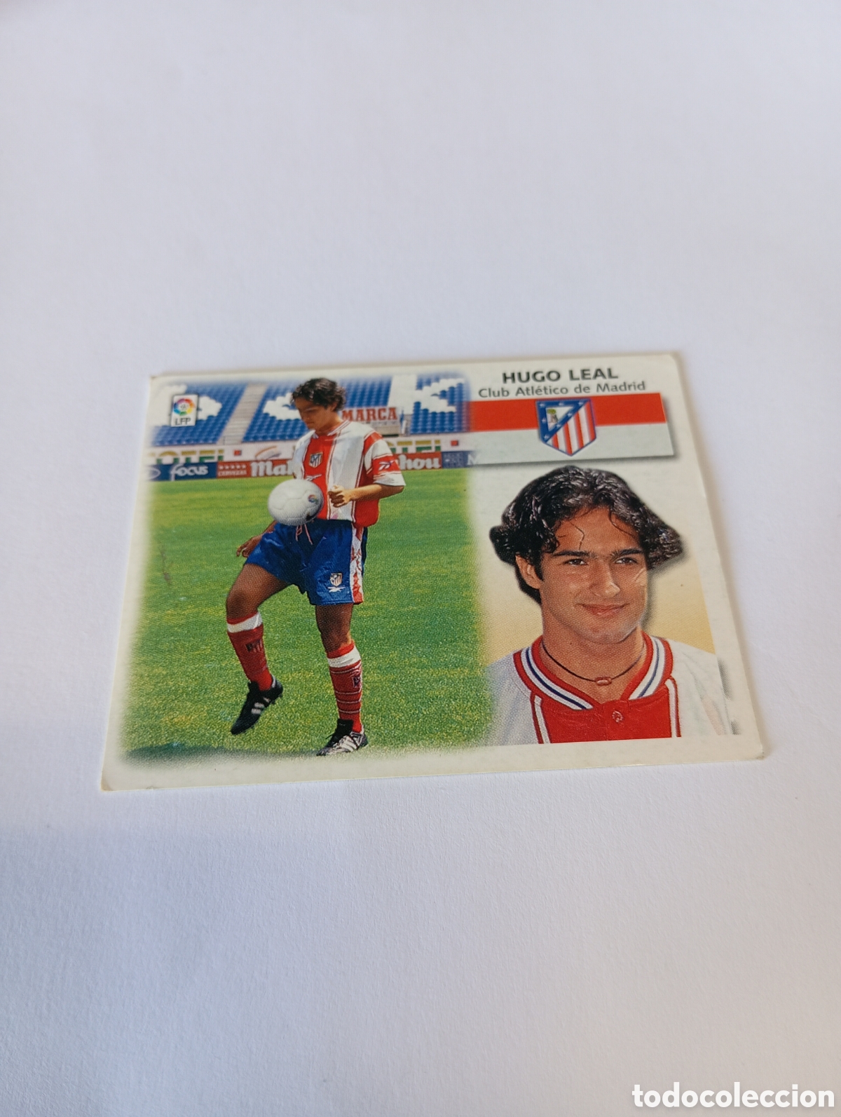 Cromos de F&uacute;tbol: HUGO LEAL COLOCA Atl&eacute;tico de Madrid LIGA ESTE 1999 2000 PANINI 99 00 NUEVO SIN PEGAR